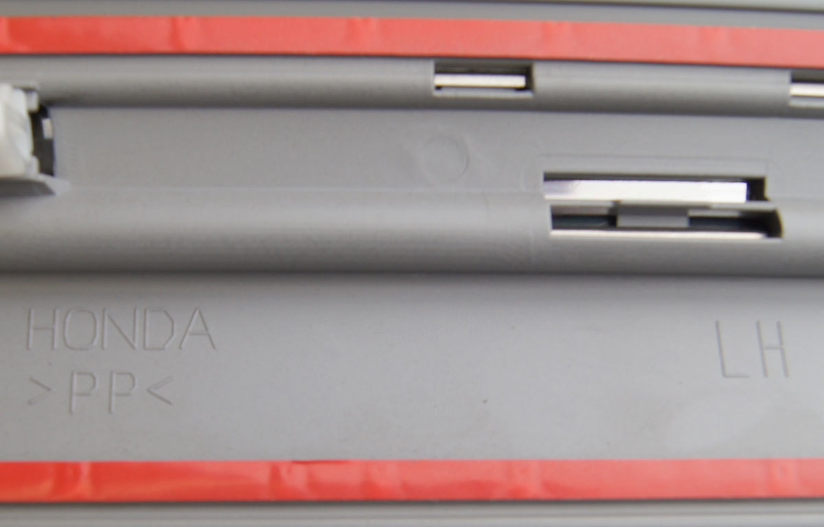 09-15 Honda Pilot LH Front Door Trim Side Molding Sterling Gray 75322SZAA210741