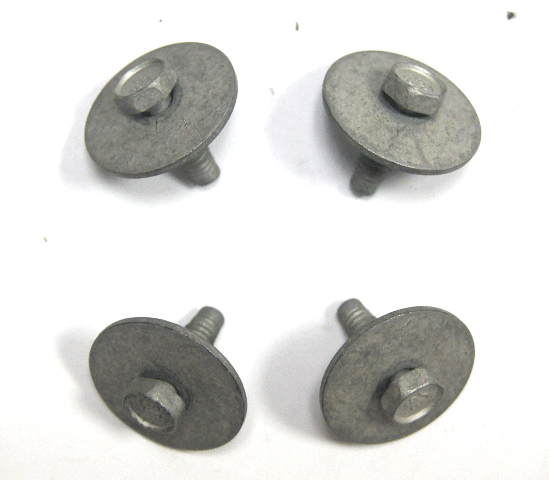 Midwest Muscle Car Specialties GM Factory Correct 3/8-16 Fender & Grille Bolts – 4-Piece Set (Vintage)
