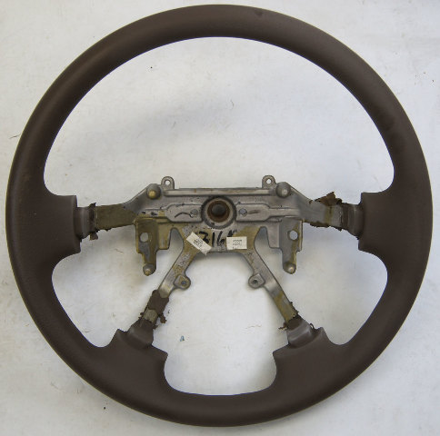 Brown Polyurethane Steering Wheel (JUNK)