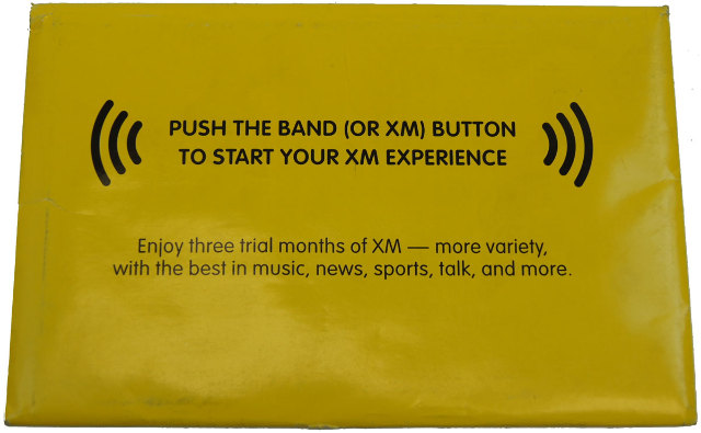 XM Satellite Radio Trial Booklet GM 15778583