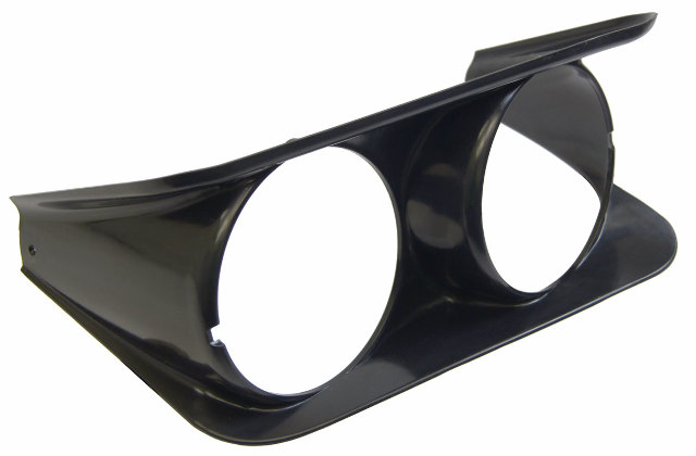 1968-82 Chevrolet Corvette C3 Headlight Bezel Right RH New Plastic Black 331817