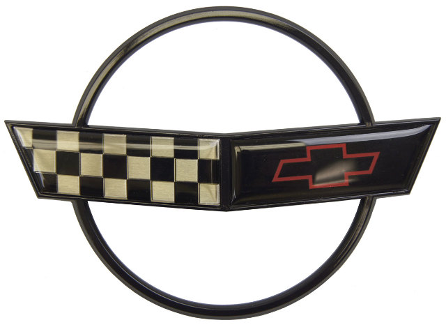 thumbnail image 2 of GM Licensed Front Hood Emblem For 1991-1996 Corvette C4 – New OEM Style Nose Badge – Official Licensed Product 2 of 9