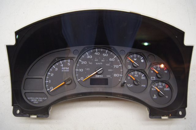 07-09 GMC Topkick/Chevy Kodiak Instrument Panel Gage 94669684 94668556 94666701