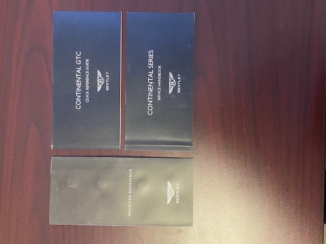 2014 BENTLEY CONTINENTAL GTC Quick Reference Guides OEM USED