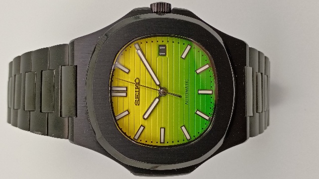 Custom Naut Style 40mm Cole Trickle Dial “Jumbo” Watch w/NH35 Automatic Movement