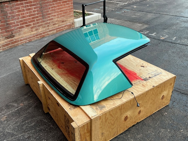 C4 Corvette Removable Convertible Hard Top Roof 1989 - 1996- Turquoise Metallic