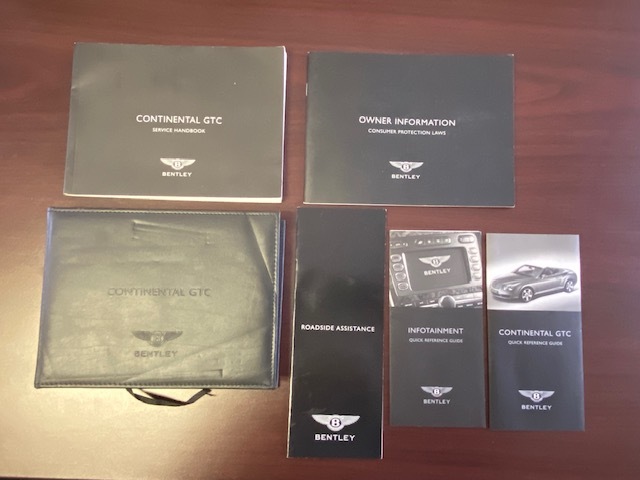 2008 BENTLEY CONTINENTAL GTC OWNERS MANUAL OEM USED