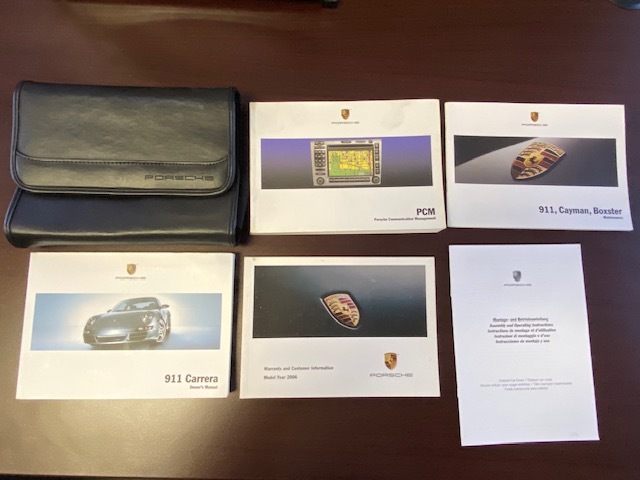 Porsche 911 Carrera Owners Manual Set w/ PCM Original 2007 2008