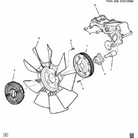 2003-2009 Topkick Kodiak C6500-C8500 Radiator Cooling Fan New 15011511 15-80691   620-353