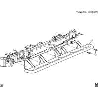 2003-2009 Hummer H2 Left LH Rocker Panel New OEM 15172444 15062647 ...