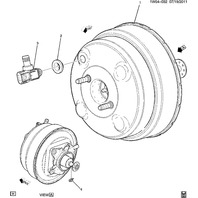 2012-2014 Chevrolet Impala/Limited Power Brake Booster New OEM 20864348 23209402