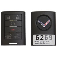 2014-2015 Chevrolet Corvette C7 Convertible Key FOB New OEM EMPTY CASE ONLY w/RS