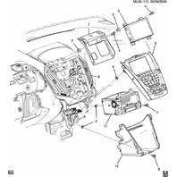 GM Satellite Radio Receiver New Model GA-130-COLR-NS Equinox Terrain 22939834