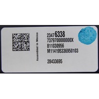 2014-2015 Chevrolet Corvette C7 Radio Display Screen New OEM 23476338