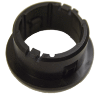 GM Cigarette Lighter Receptacle Bezel Trim Ring Black Plastic New 25749635