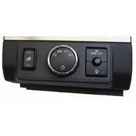 2008-2009 Hummer H2 SUV Headlight Switch Bezel Left Vent New OEM Silver 25861044