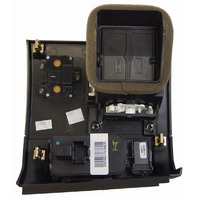 2008-2009 Hummer H2 SUV Headlight Switch Bezel Left Vent New OEM Silver 25861044