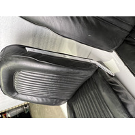 1964 Corvette Used Black Leather Seat Assemblies w/Tracks Pair