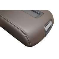 2015-2017 Silverado Sierra Console Armrest Cocoa Leather W/Chrome No Charger New