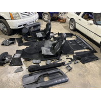 1996 Corvette Convertible Black Interior Color Change Carpet Seats Door panels