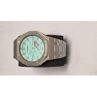 Blue Steel Casioak Custom Mod Royal Oak Casio G-Shock GA-2100 AP Rubber Strap
