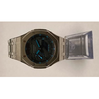 Ice Pulse Casioak Custom Mod Royal Oak Casio G-Shock GA-2100 AP Stainless Steel