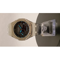 Ice Pulse Casioak Custom Mod Royal Oak Casio G-Shock GA-2100 AP Stainless Steel