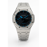 Ice Pulse Casioak Custom Mod Royal Oak Casio G-Shock GA-2100 AP Stainless Steel
