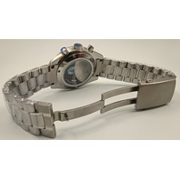 Mission to the Pink Moonphase Mod Moonswatch Stainless Steel Case Watch Custom