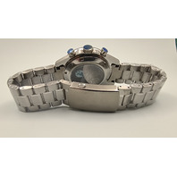 Mission to the Pink Moonphase Mod Moonswatch Stainless Steel Case Watch Custom