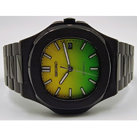 Custom NH35 Mod – Cole Trickle Yellow Mellow Dial SKX Nautilus Case 40mm 