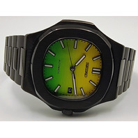 Custom NH35 Mod – Cole Trickle Yellow Mellow Dial SKX Nautilus Case 40mm 