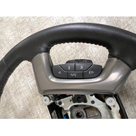 Chevrolet GMC Tahoe Yukon silverado Steering Wheel Black Ebony leather 07-14 oem