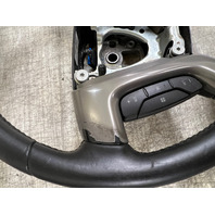 Chevrolet GMC Tahoe Yukon silverado Steering Wheel Black Ebony leather 07-14 oem