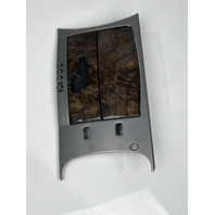 08-09 Cadillac XLR V Center Console Shift Plate XLRV Black Olive ASH Wood