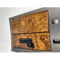 07-09 Cadillac XLR Platinum Center Console Shift Plate Natural Olive Ash Wood