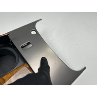 07-09 Cadillac XLR Platinum Center Console Shift Plate Natural Olive Ash Wood