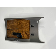 07-09 Cadillac XLR Platinum Center Console Shift Plate Natural Olive Ash Wood